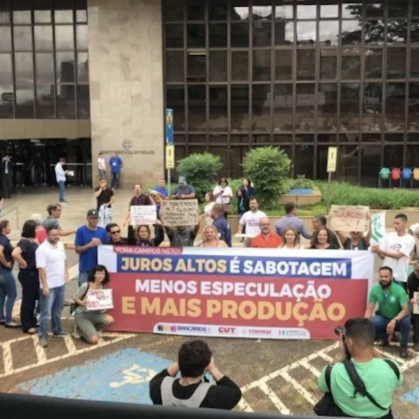 Centrais sindicais realizarão ato público pela redução da taxa selic no dia 20