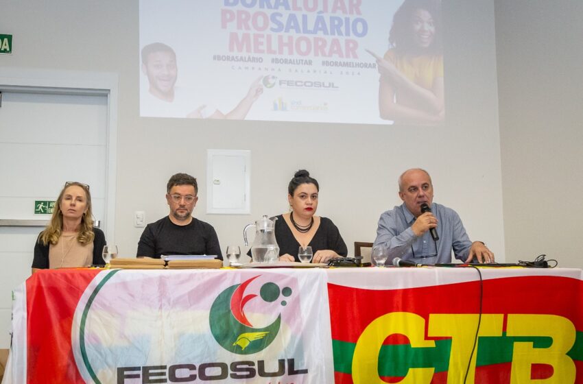  Direção da FECOSUL aprova marca da campanha salarial 2024
