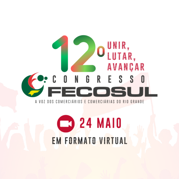 Fecosul divulga programação do 12º Congresso, que será virtual por causa da calamidade no RS