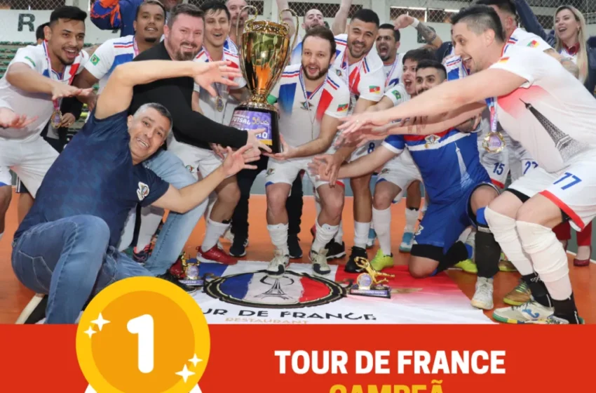  Tour de France é a campeã do 31º Campeonato de Futsal da Hotelaria e Gastronomia de Gramado