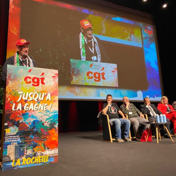 Presidentes da FECOSUL e Sindicato dos Comerciários do RJ participam do 16º Congresso da Federação do Comércio e Serviços da CGT Francesa