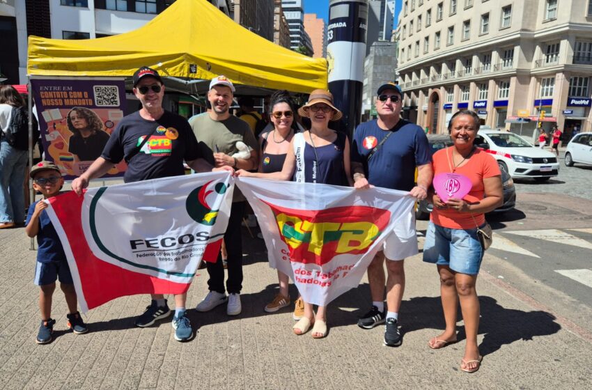  CTB-RS participa do Dia Internacional da Mulher unificado em Porto Alegre