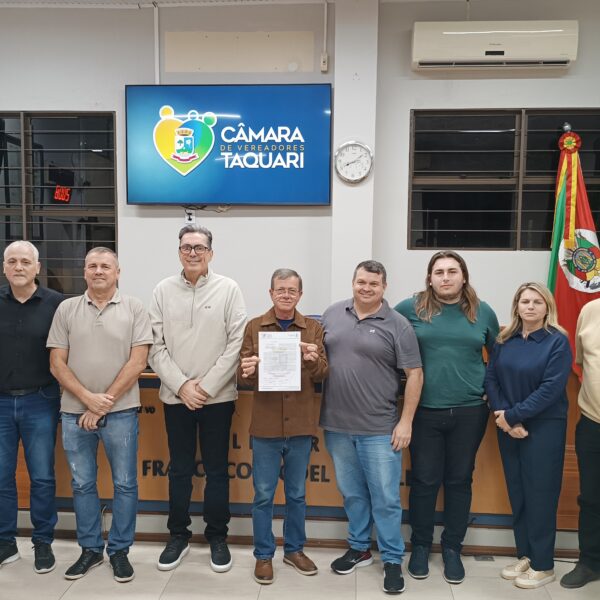 Vereadores de Taquari aprovam moção de apoio a escala 5×2 para trabalhadores no comércio