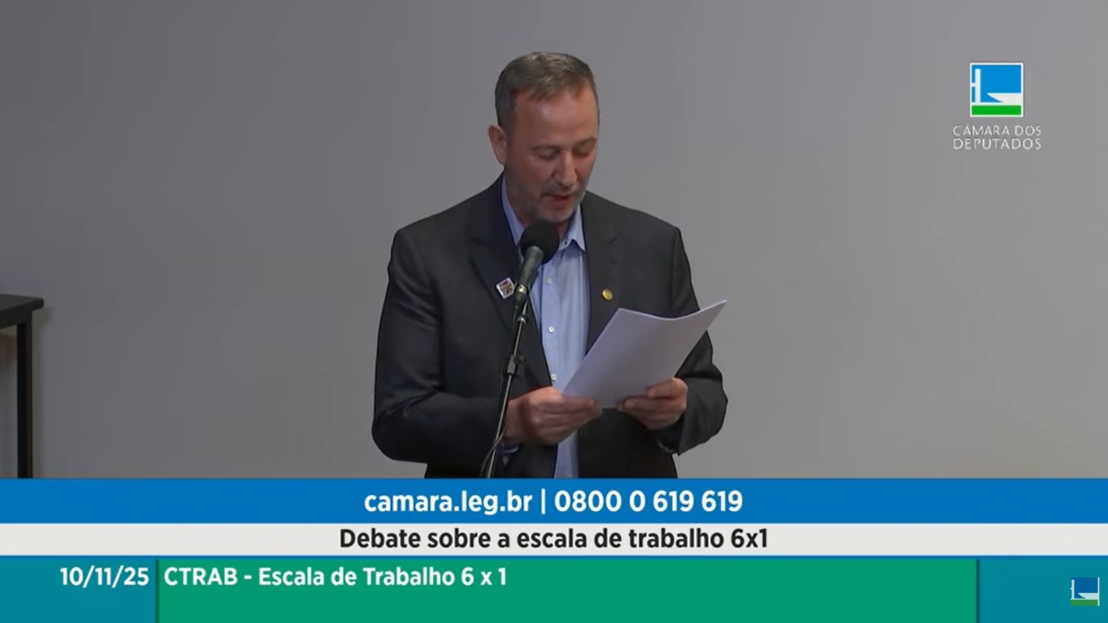 Comissão do Trabalho da Câmara debate o fim da escala 6×1 e a redução da jornada semanal de trabalho para 40 horas