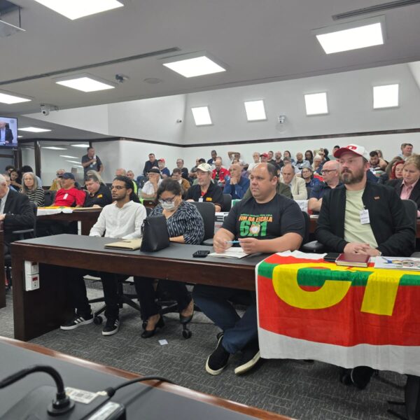 CTB defende redução da jornada e fim da escala 6×1 durante audiência pública na Assembleia Legislativa