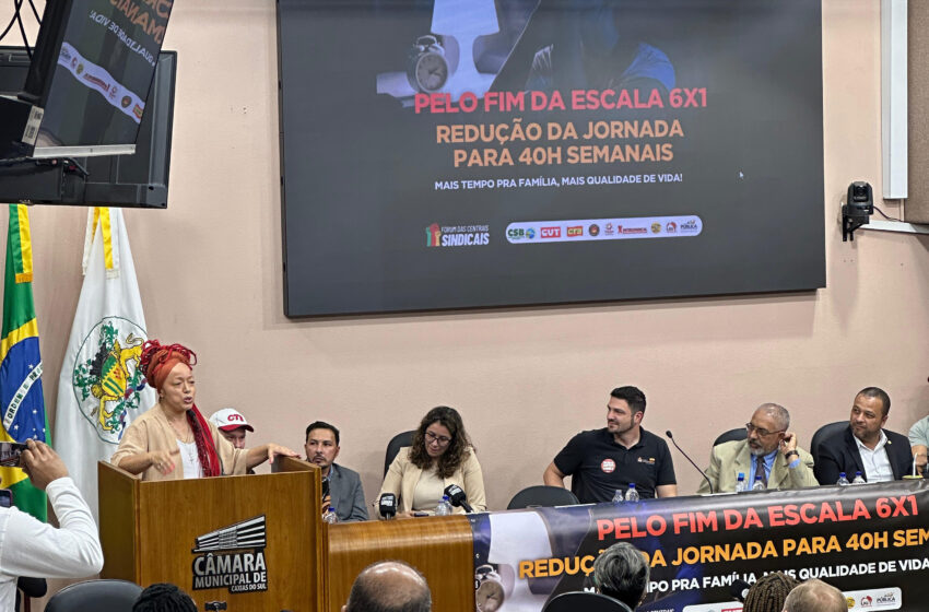  Serra Gaúcha lota Câmara de Caxias do Sul em defesa do fim da escala 6×1 e da redução da jornada de trabalho