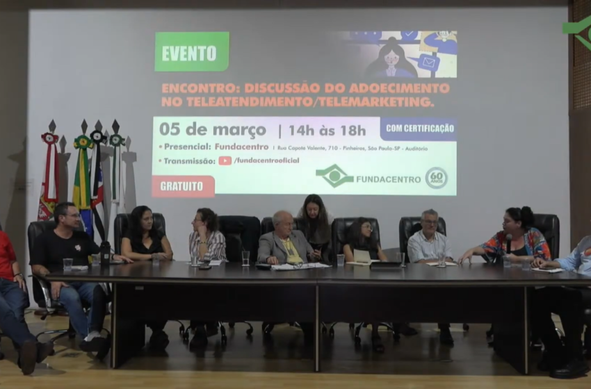  Trabalhador doente, estado ausente: Sintratel participa de debate sobre crise de saúde mental e precarização no telemarketing