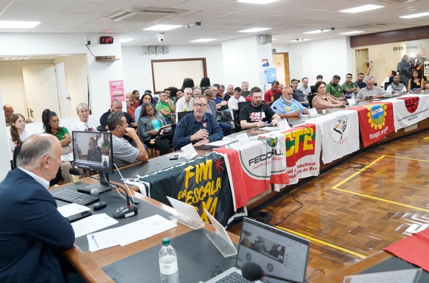  CTB RS participa de audiência pública na Assembleia Legislativa e reforça luta pelo fim da escala 6×1