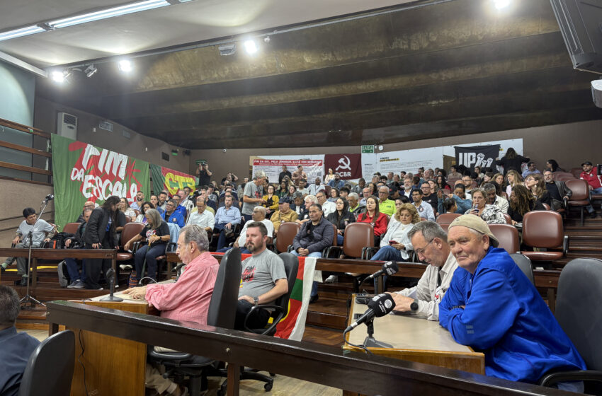  Câmara de Caxias do Sul debate fim da escala 6×1 e mobiliza entidades sindicais