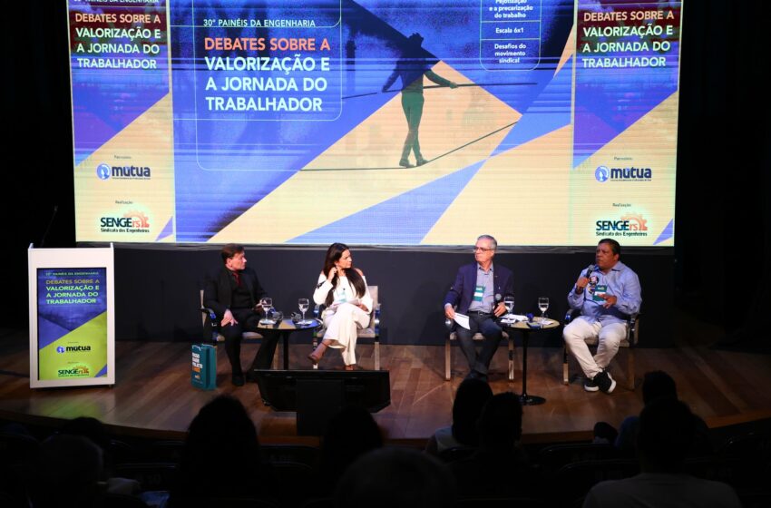 30º Painéis da Engenharia debate valorização do trabalho e jornada da classe trabalhadora no Teatro Túlio Piva
