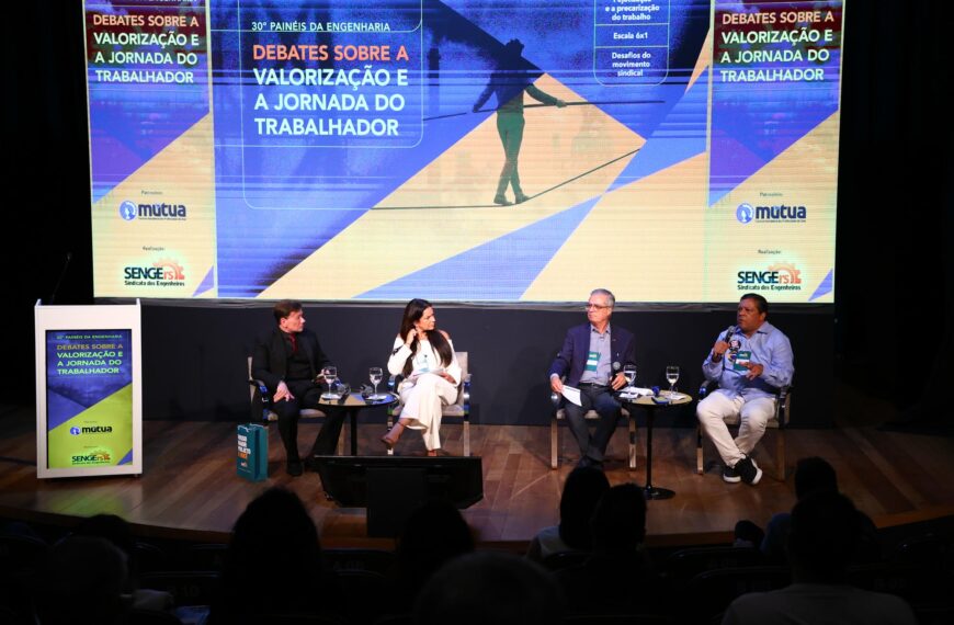 30º Painéis da Engenharia debate valorização do trabalho e jornada da classe trabalhadora no Teatro Túlio Piva