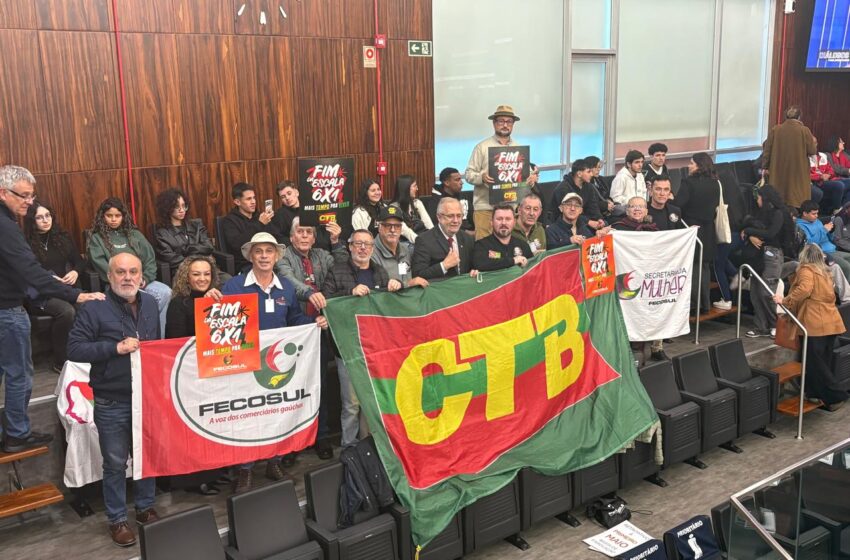  Assembleia Legislativa vota reajuste do Piso Regional com mobilização sindical no RS