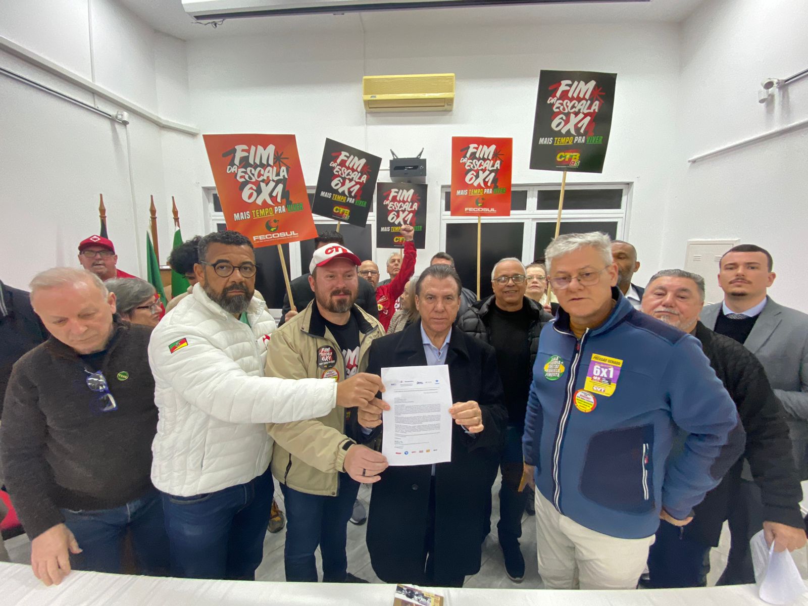 CTB-RS participa de reunião com ministro Luiz Marinho e reforça defesa do fim da escala 6×1 e do combate à pejotização